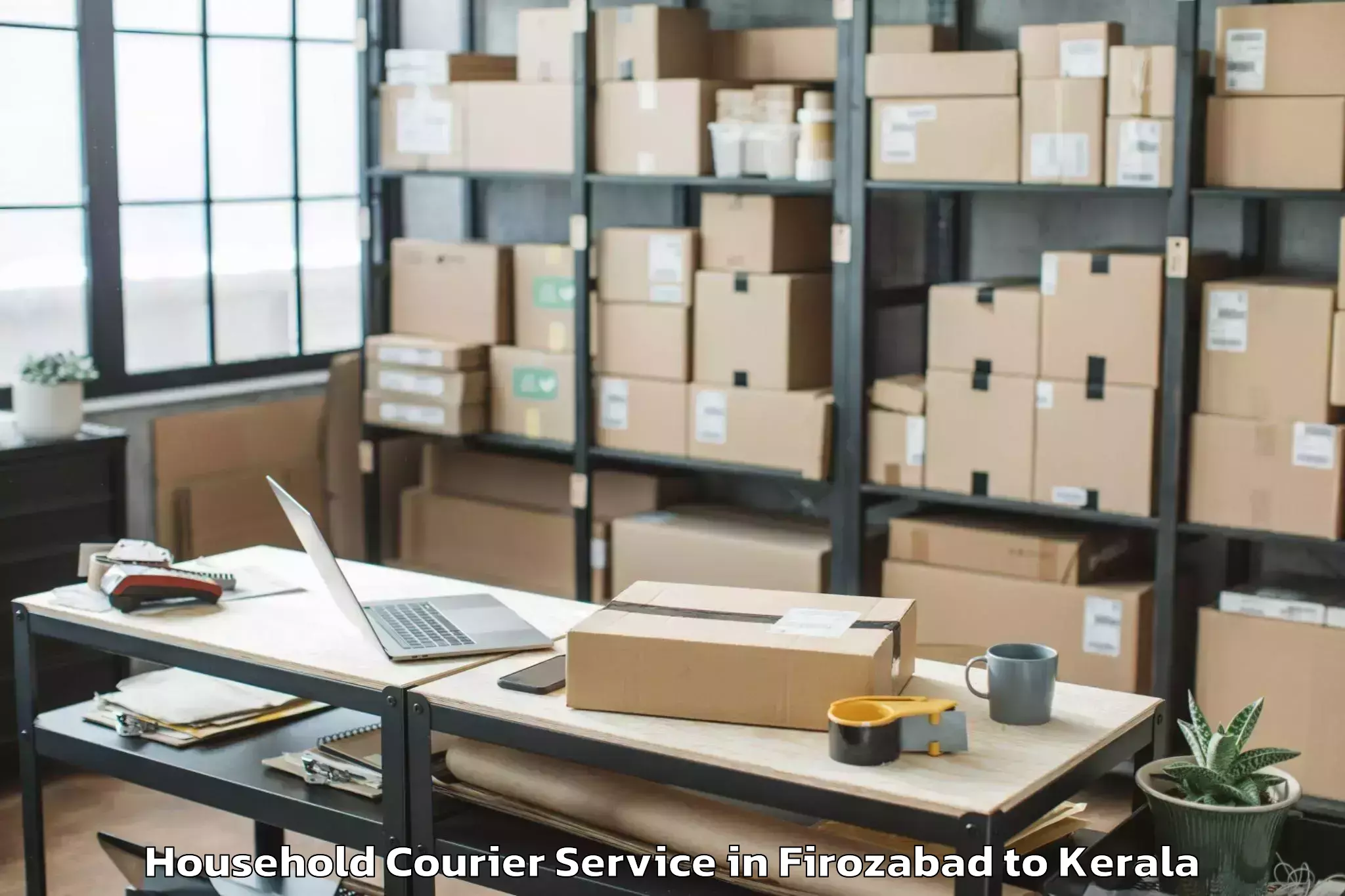 Professional Firozabad to Ambalapuzha Household Courier